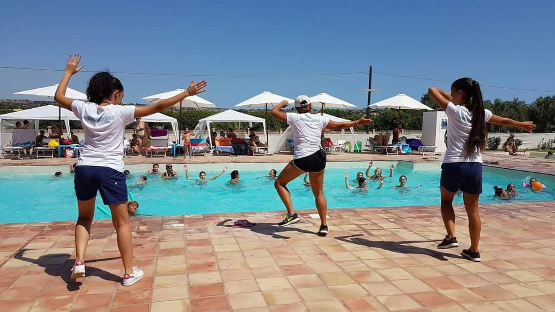 Ferienwohnung Casa Vacanze Barbera Con Piscina Syrakus Exterior foto